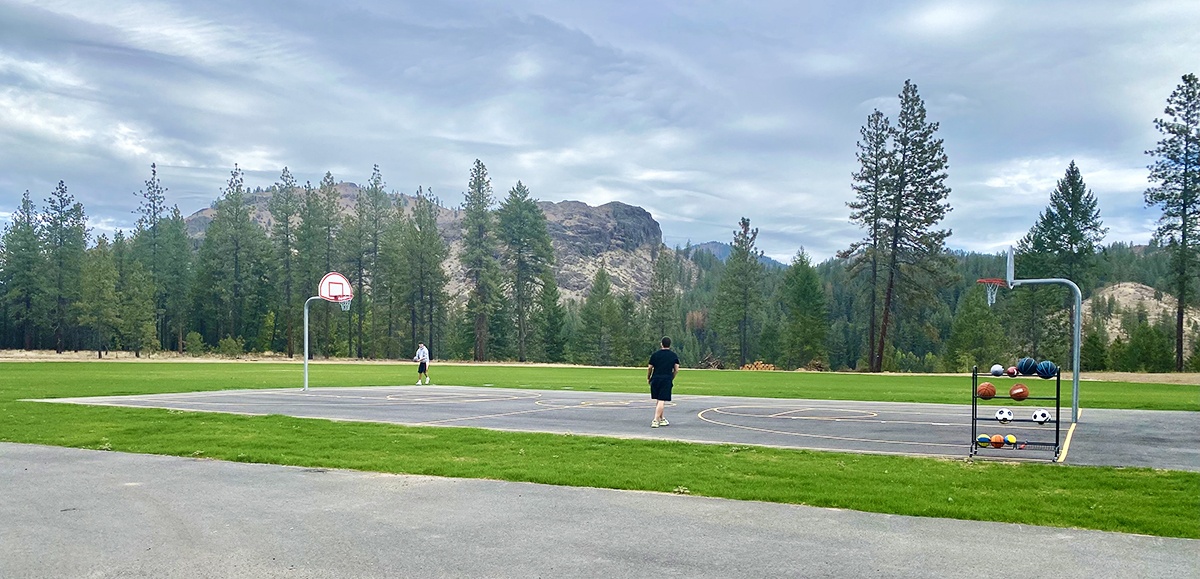 San Poil Treatment Center Grounds Basketball Court