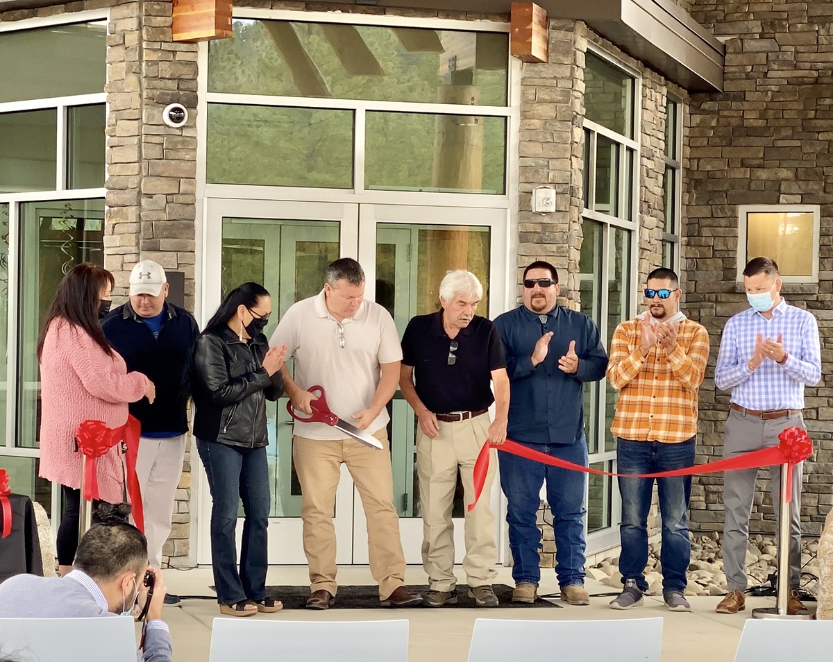 San Poil Treatment Grand Opening Ribbon Cutting